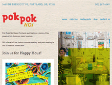 Tablet Screenshot of pokpoknoi.com